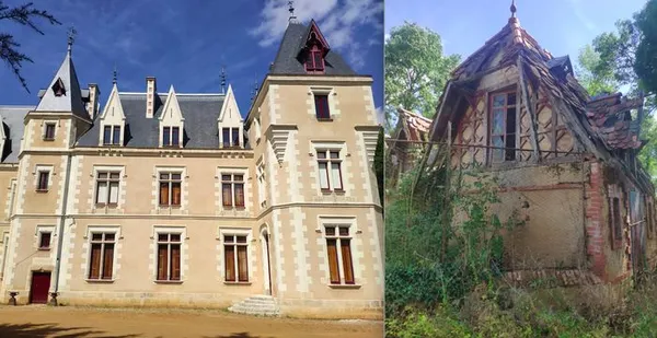 Le château de Chandoiseau et ses parties en péril