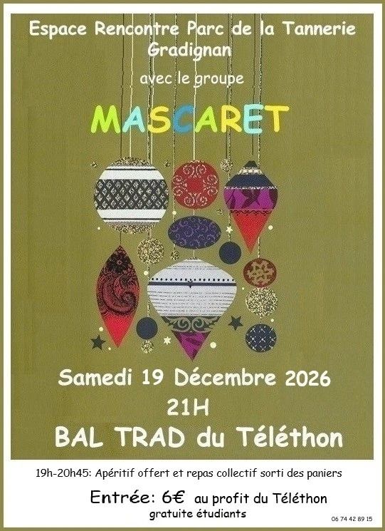 Bal trad au profit du téléthon