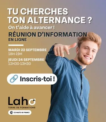 Réunion d'information alternance – Rentrée 2026 | Laho Formation