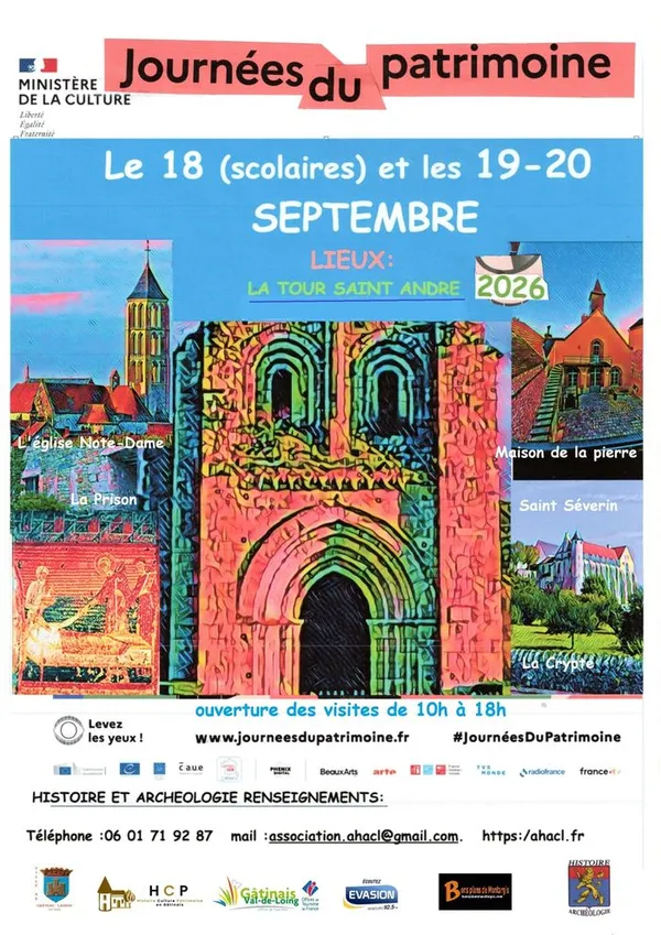 Exposition et visite des monuments de château-Landon