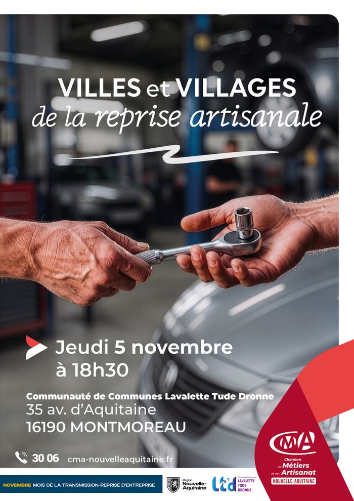 Villes et Villages de la reprise | CDC LAVALETTE TUDE DRONNE- 16
