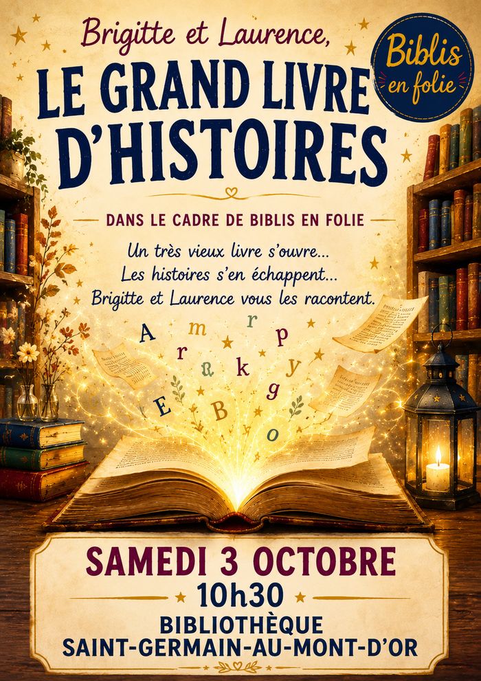 Heure du conte « Le grand livre d'histoires »