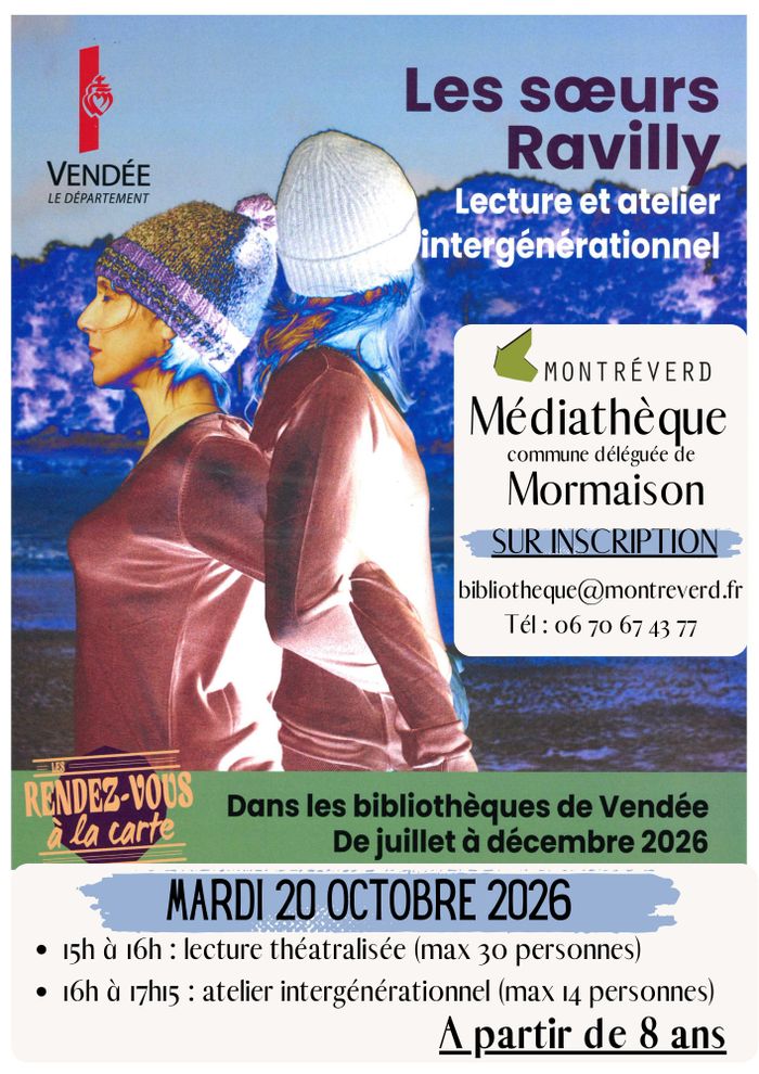 Les soeurs Ravilly, lecture et atelier intergénérationnel