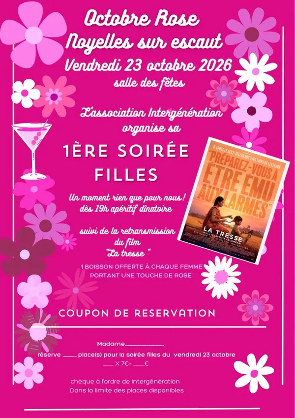 Soirée filles, apéritif dinatoire et film 🎬 🩷
