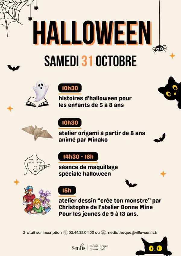 Halloween à la médiathèque !