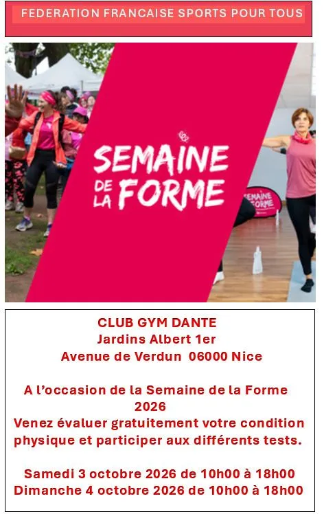 Semaine de la Forme - Portes ouvertes