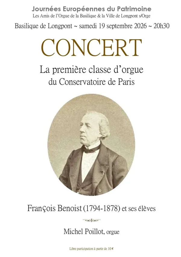 La première classe d'orgue du Conservatoire de Paris, François Benoist (1794-1878) et ses élèves - Michel Poillot, à l'orgue.