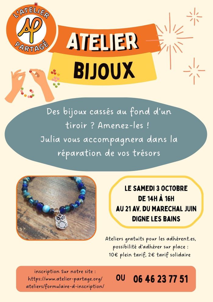Atelier réparation bijoux