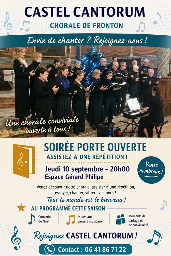 Activités de la chorale Castel Cantorum