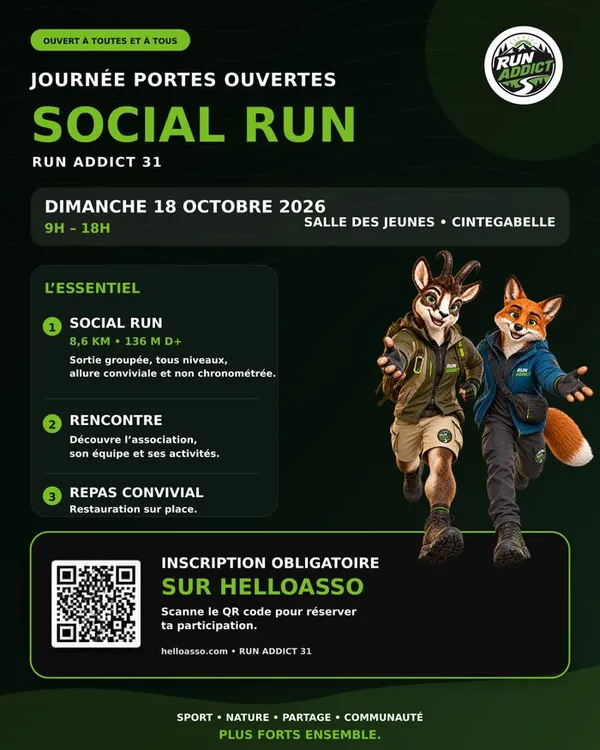 Journée Portes Ouvertes avec Social Run