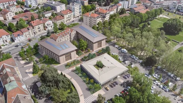 Visite du site de la Madeleine à Bourg-en-Bresse - Conseil Départemental de l'Ain - Mégard Architectes