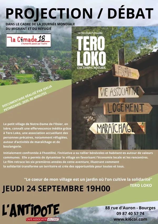 PROJECTION DÉBAT TERO LOKO - Cultiver l'accueil