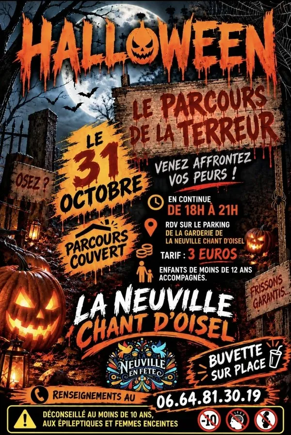 Halloween : parcours de la terreur