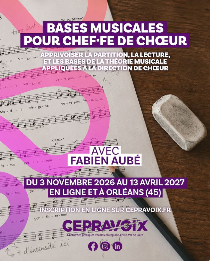 Formation - Bases musicales pour chef·fe de chœur