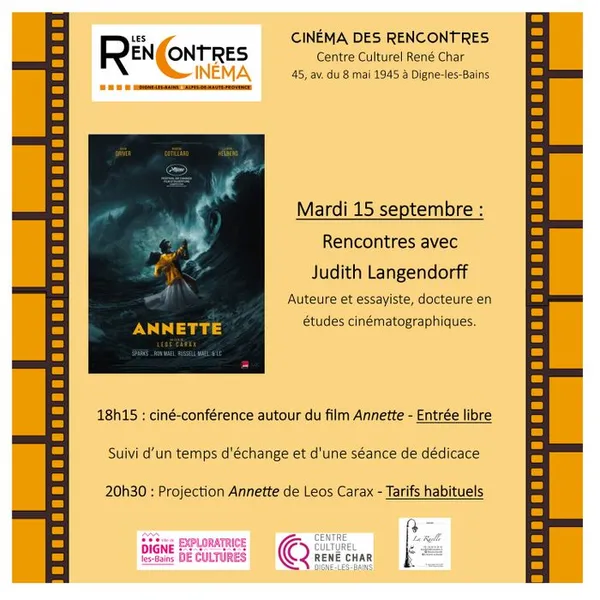 Ciné-conférence et projection du film "Annette" de Leos Carax
