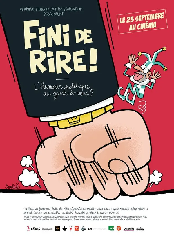 Projection du documentaire FINI DE RIRE ! L'humour politique au garde-à-vous ?