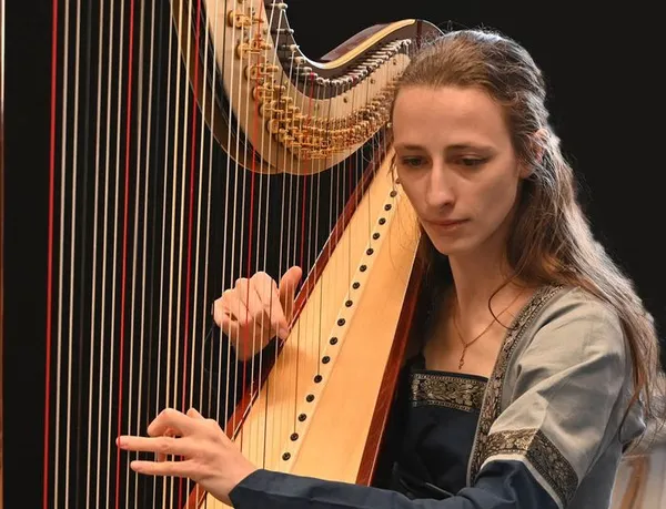 Parenthèse musicale à la harpe