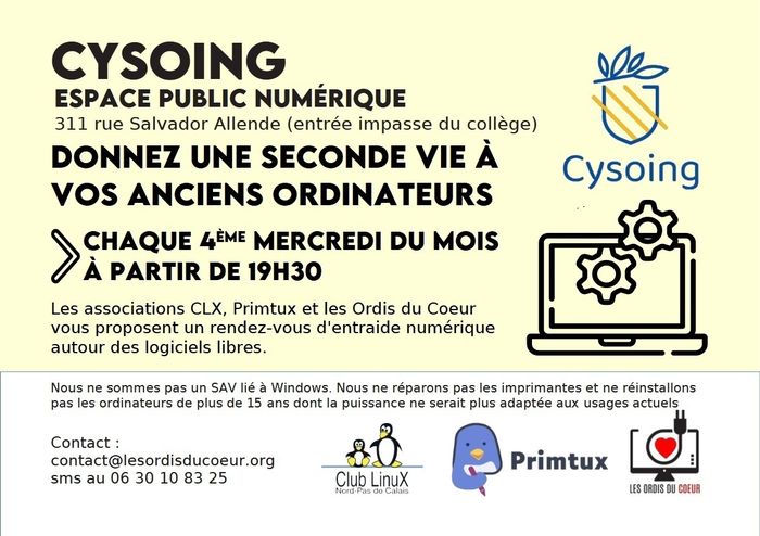 Rendez-vous d'entraide Linux à Cysoing