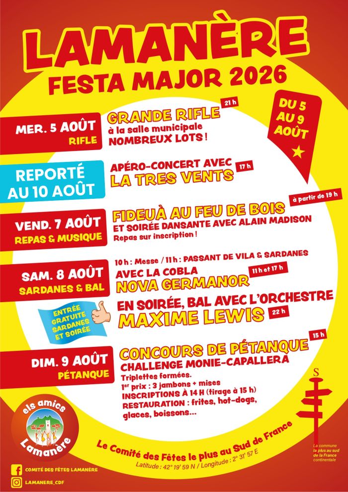 Festa Major - Apéro dansant - Cobla de Rue