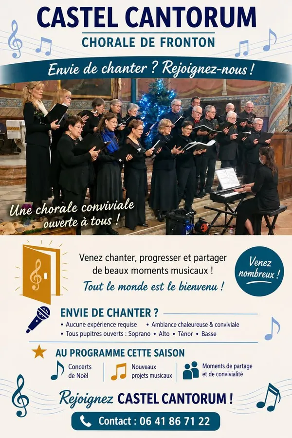 Activités de la chorale Castel Cantorum '