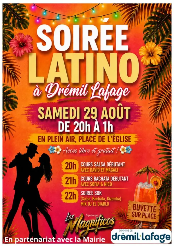 Soirée Latino - Samedi 29 août