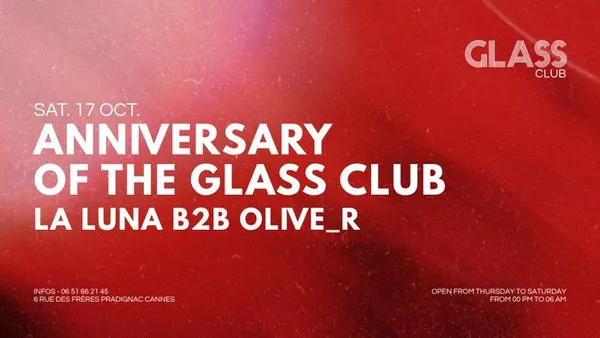 ANNIVERSARY GLASS CLUB
