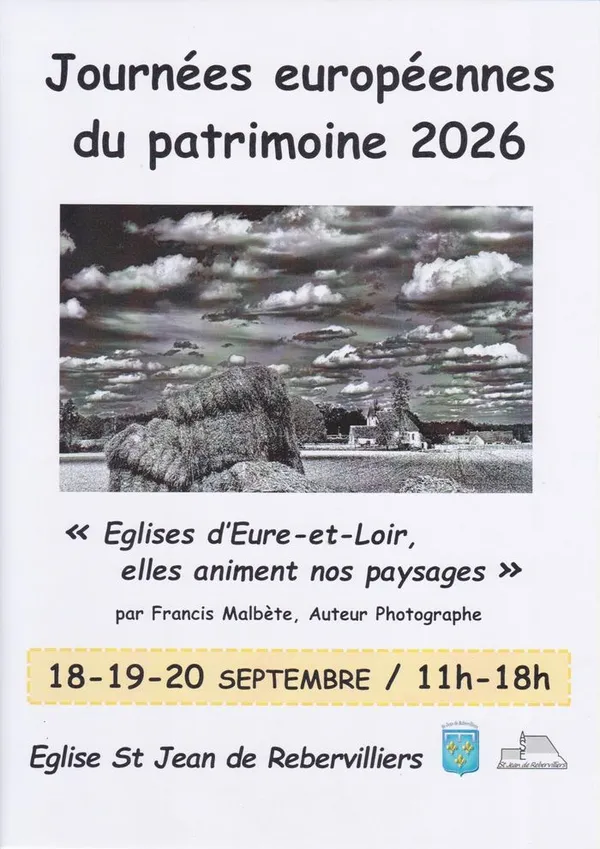 Exposition photos : églises d'Eure-et-Loir, elles animent nos paysages