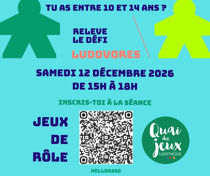 Club des Ludovores - séance jeux de rôle