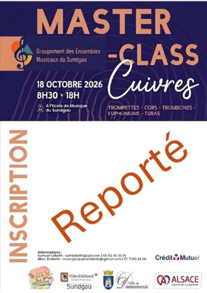 MASTERCLASS des CUIVRES 2026