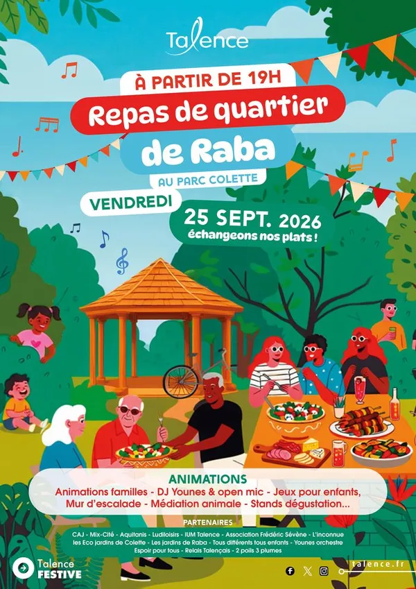 Repas de quartier Raba
