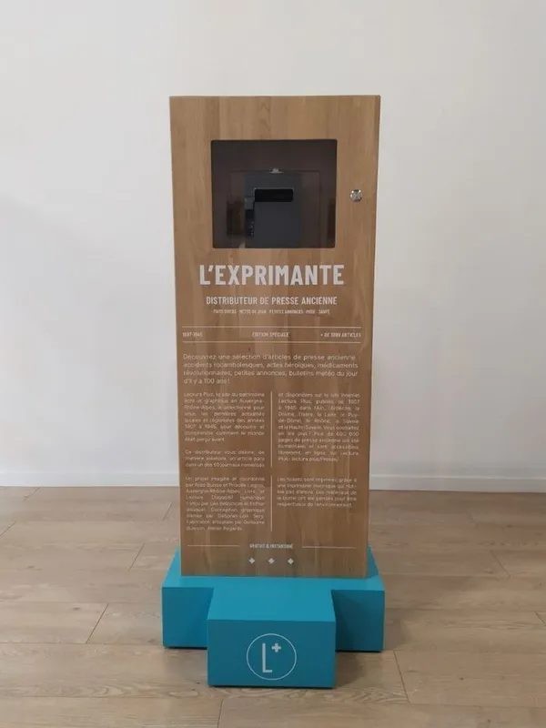 Distributeur de presse ancienne