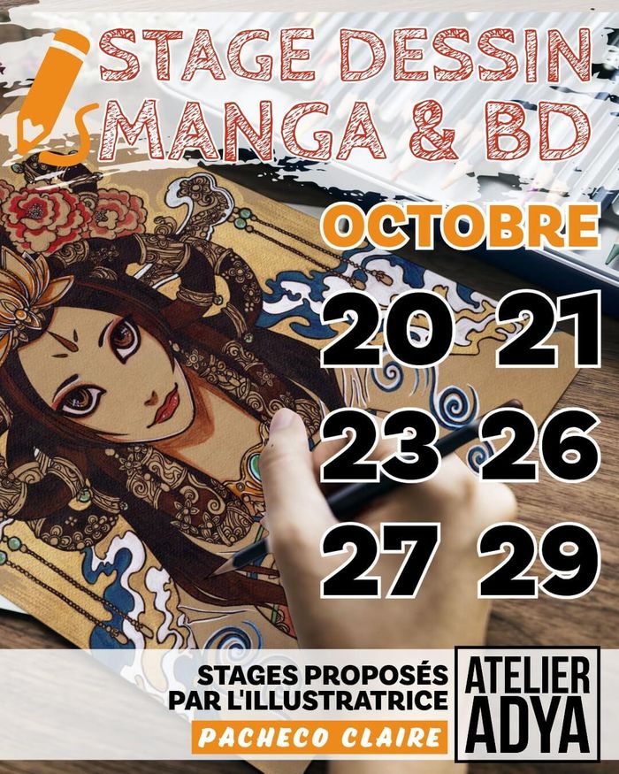 Stage de dessin (Illustration & perspective), Manga et BD