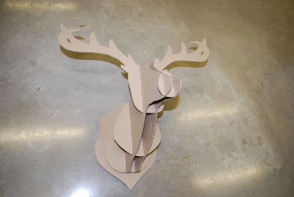 Trophée « renne des neiges »