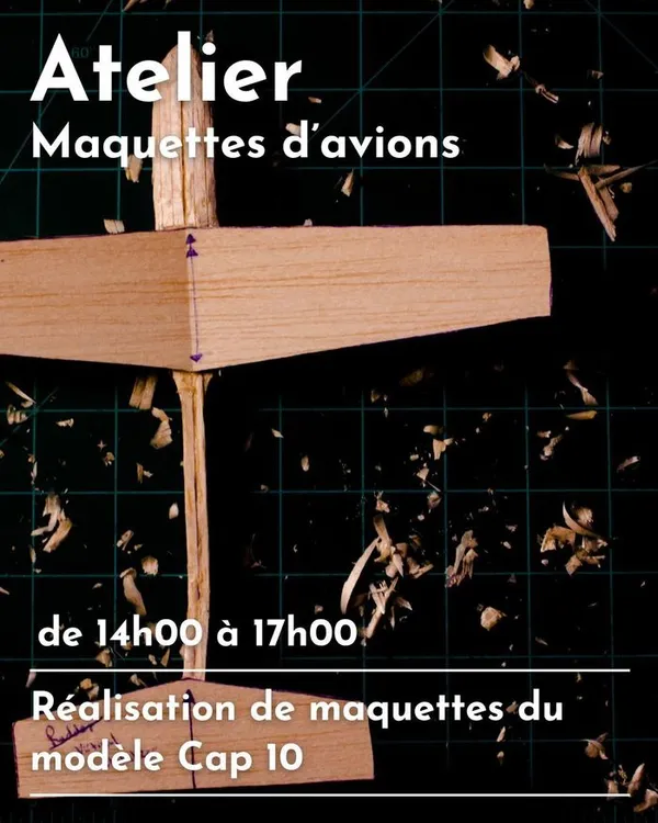 Animation jeune public : atelier de construction de maquettes d'avions