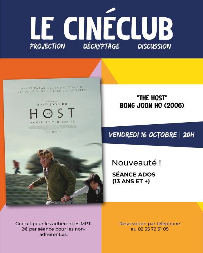 Ciné-club ados en octobre à la Maison Pour Tous