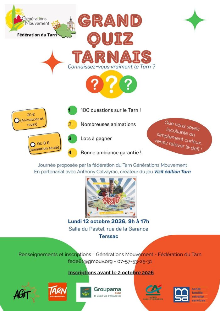 Grand quiz tarnais
