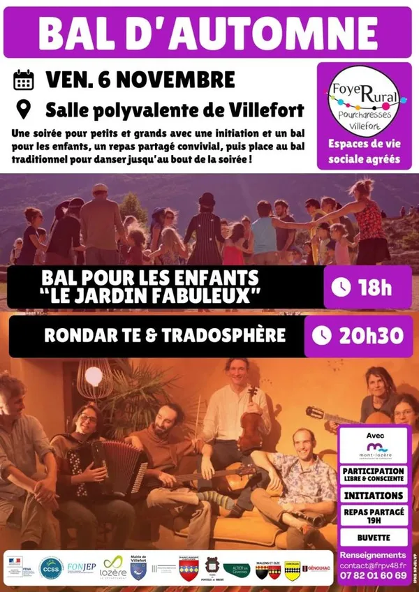 Bal pour enfants et Bal d'automne