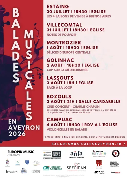 Les Balades Musicales en Aveyron - "Delices d’Europe centrale"