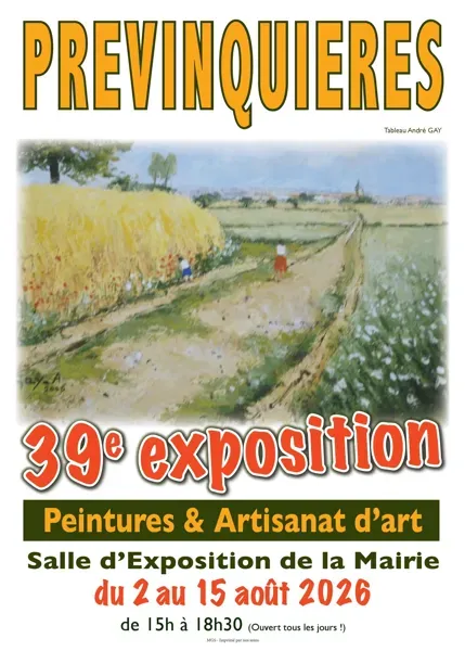 Exposition peintures et artisanat d'Art