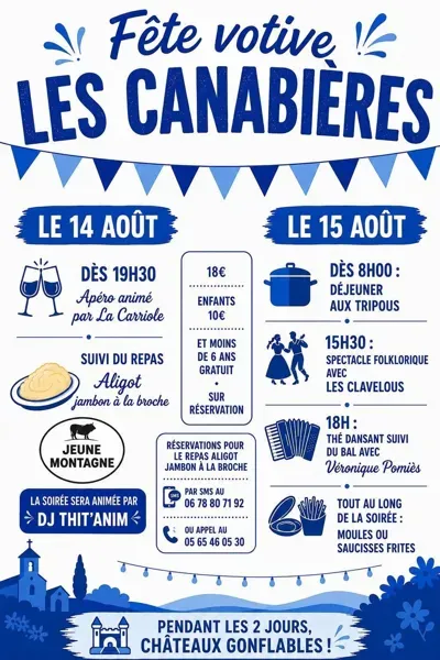 Fête du village Les Canabières