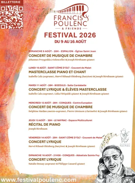 Récital de Piano - Festival F. Poulenc & Friends