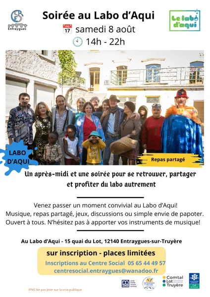 Soirée au Labo d'Aqui