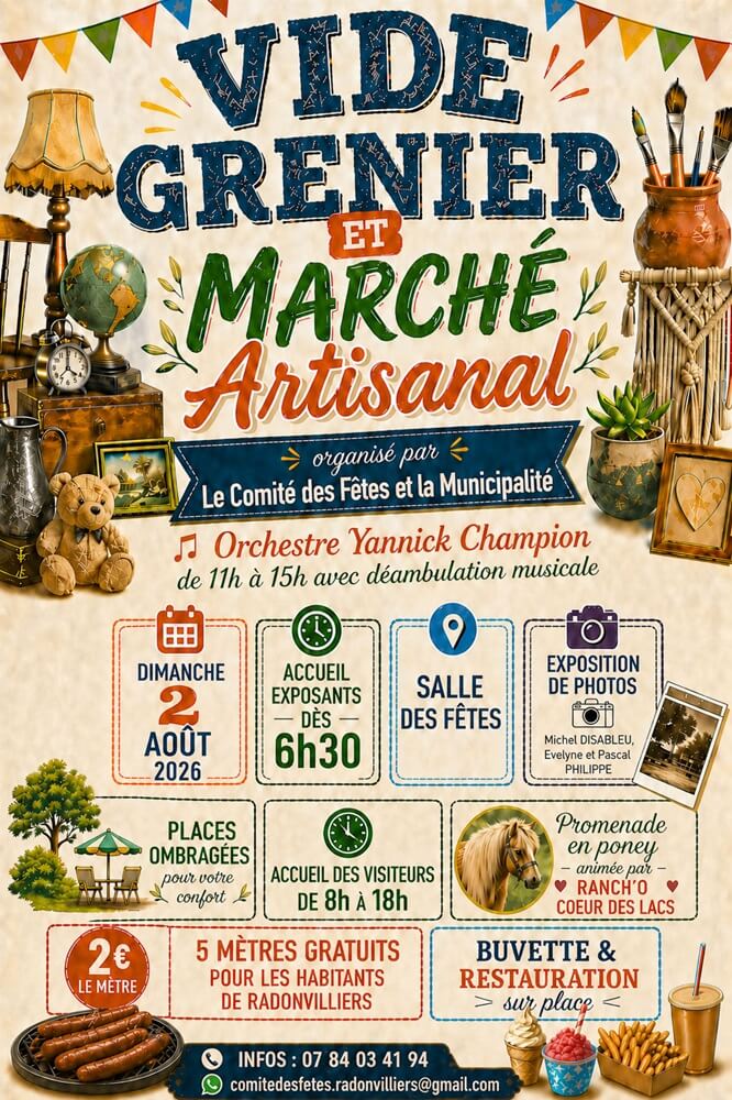 Vide-greniers et marché artisanal