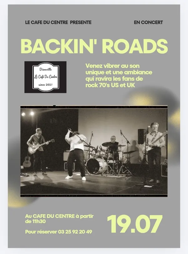 Concert : Backin' Roads
