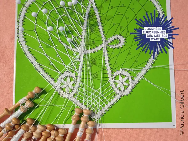 Journées Européennes des Métiers d'Art - Coeur en dentelle