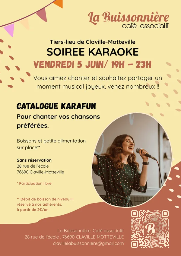 Soirée karaoke, la Buissonnière