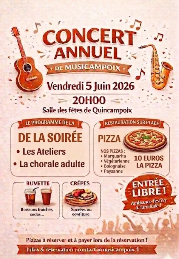 Concert annuel - Musicampoix