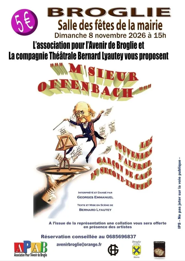 Théâtre : M'sieur Offenbach