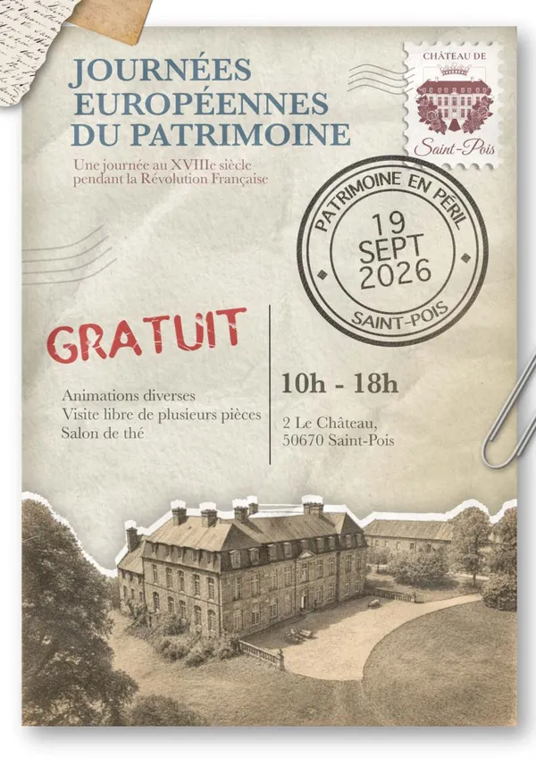 Journées Européennes du Patrimoine > Château de St Pois