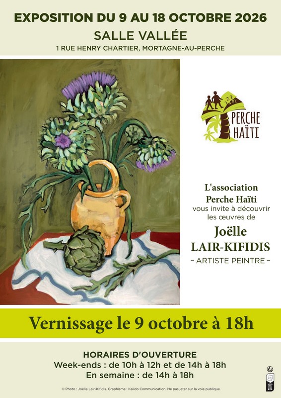 Exposition - Peintures de Joëlle Lair-Kifidis